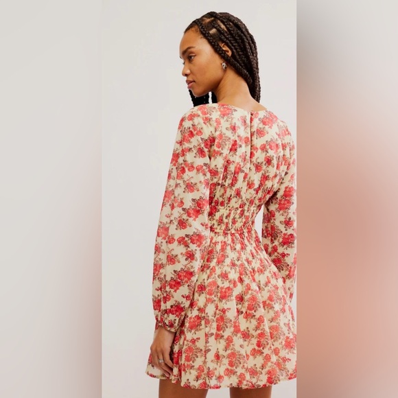 Free People Keep You Mini Dress in Classic Combo NWT - Picture 2 of 3